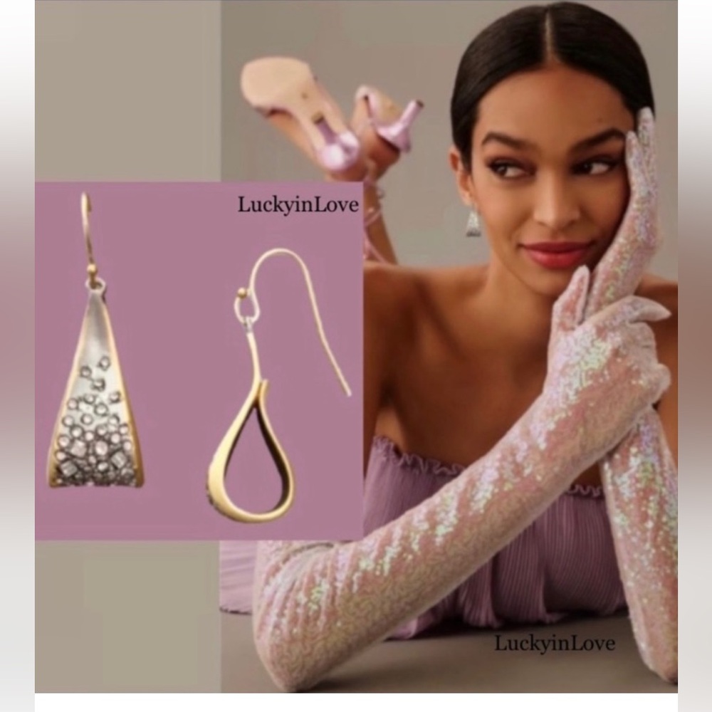 ALEXIS BITTAR Ribbon Loop Earrings GORGEOUS
